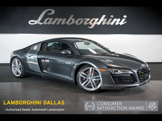 2014 Audi R8 V8 Daytona Gray Pearl L0774 - YouTube