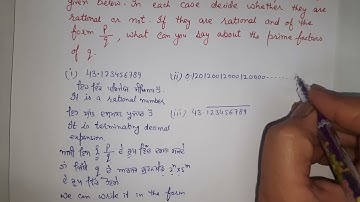 CLASS - 10 - MATHS /CHAPTER 1 / EXERCISE 1.4 / QUESTION NO 3 # REAL NUMBERS