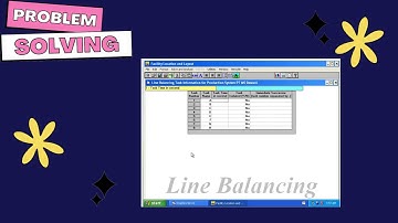 WinQsb - LINE BALANCING