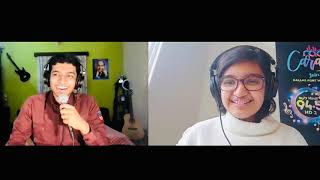 Saurav Kishan ‘Chota Rafi’ with RJ Anya Ahuja from Radio Caravan, Dallas TX -Mohammed Rafi’s Songs
