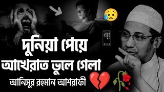 দুনিয়া অর্জন করতে গিয়ে আখেরাত বরবাদ করে দিলা | Anisur Rahman Ashrafi | আনিসুর রহমান আশরাফির