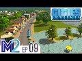 Cities: Skylines Let's Play Ep 9 - Waterfront Homes (Vanilla No Mods)