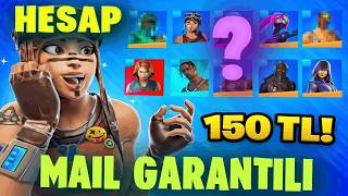 150 TL'ye Random Hesapla DOMİNE ETTİM!! (Fortnite Türkçe)