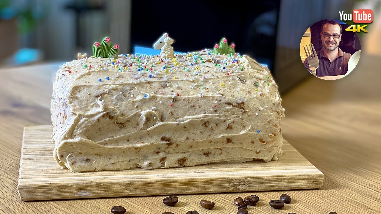 Buche De Noel Au Cafe Mascarpone Et Speculoos Youtube
