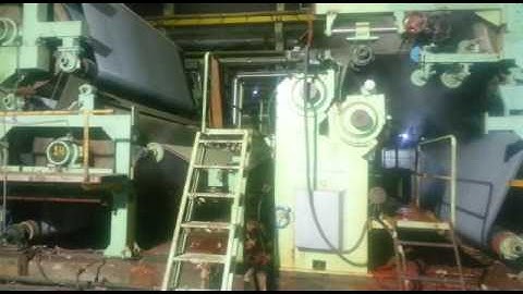 Hardayal paper machine. Size press