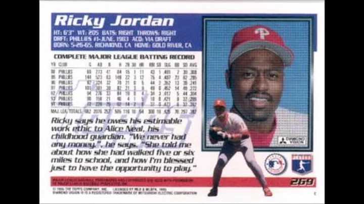 Former Phillie Ricky Jordan shares memories at cel...
