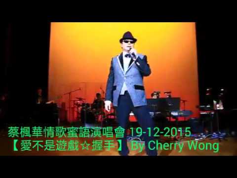2015.12.19. 蔡 楓 華 情 歌 蜜 語 演 唱 會 (愛不是遊戲☆握手)