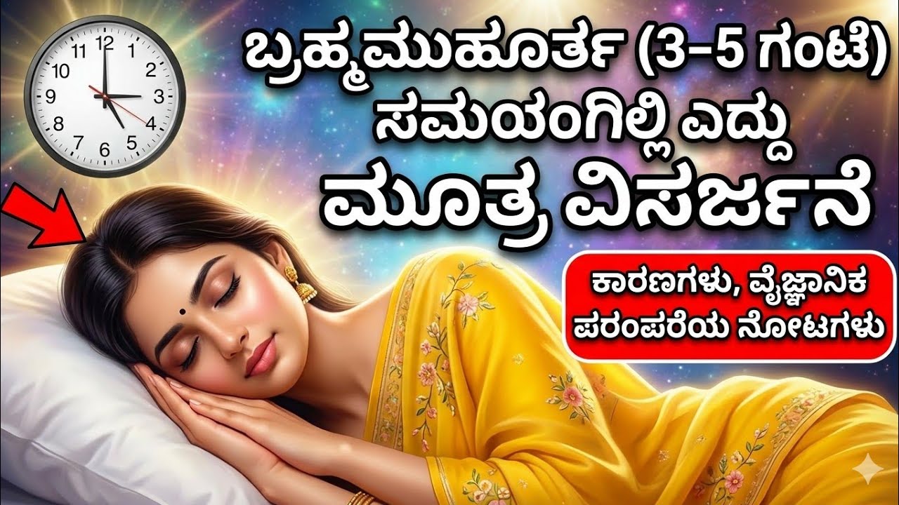 ಬೆಳಗಿನ 3–5 ಗಂಟೆಗೆ ಏಕೆ ಕಣ್ಣು ತೆರೆಯುತ್ತದೆ? ಶರೀರ ಕೊಡುವ ದೈವಿಕ ಸಂಕೇತ ಬಹಳವರಿಗೆ ಗೊತ್ತಿಲ್ಲ!