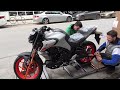 Unboxing the YAMAHA MT 03 naked motorcycle 2020