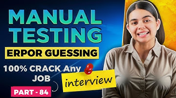 💡 Manual Testing in Marathi | Error Guessing Concept Explained Step-by-Step