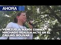 María Corina Machado realiza acto en El Callao - 06Jun