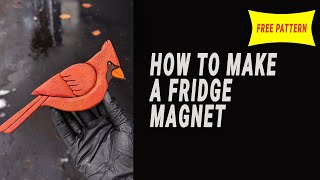 The Most Satisfying Cardinal Wood Magnet Intarsia Tutorial