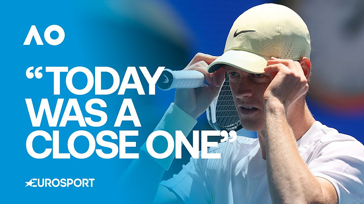 On-Court Interview: Jannik Sinner credits 'incredible' Jarry for pushing him in round one win 💪