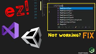 How to FIX Unity script Auto-Complete not Working!