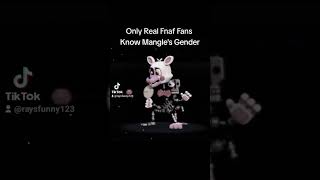 only Real Fnaf Fans know Mangle's Gender Profile