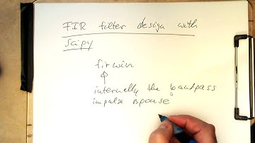 FIR design/windowing: Scipy