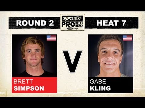 Round 2, Heat 7 - Brett Simpson vs Gabe Kling