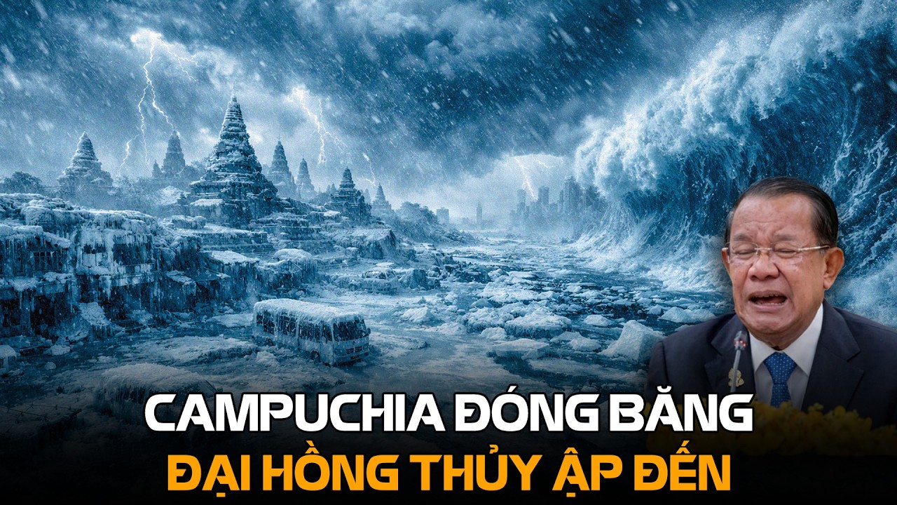 CAMPUCHIA XÓA SỔ: Phnom Penh Chìm Trong Băng Tuyết & Đại Hồng Thủy
