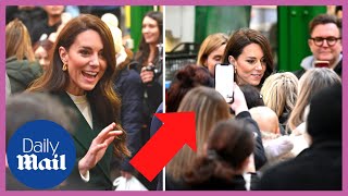 Man wolf whistles at Kate Middleton. Here's how she reacts