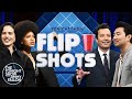 Flip Shots with Rosala Simu Liu and WILLOW  The Tonight Show Starring Jimmy Fallon