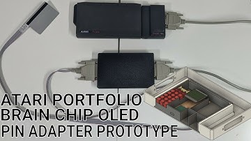 Atari Portfolio Terminator 2 PIN Program OLED Flexible LED Arduino ESP32 3D Printed Hardware Project