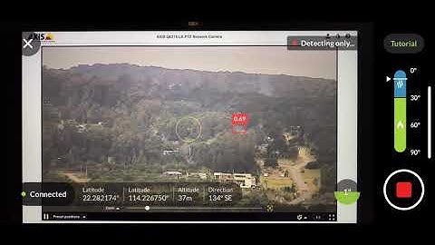 AI wildfire detection demo, 20210630