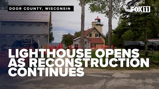 Eagle Bluff Lighthouse opens in Door County as restoration continues