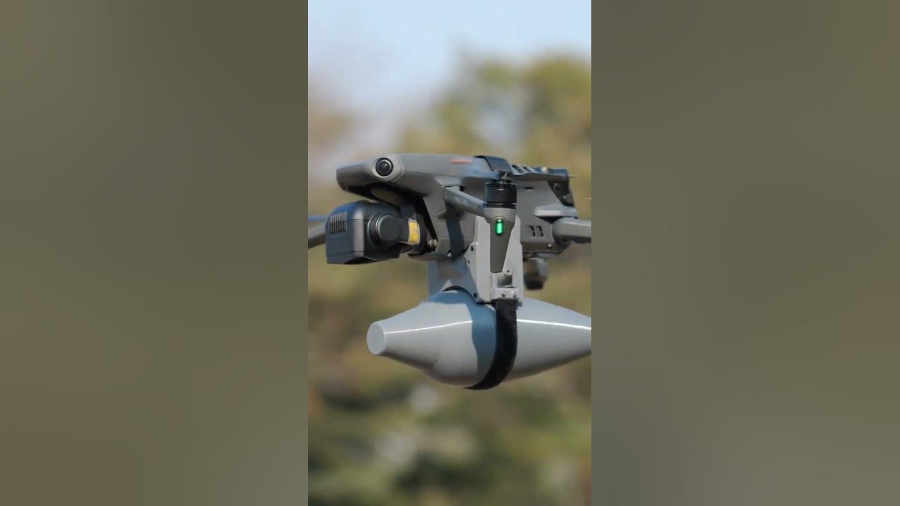 The DJI Mavic 3 Pro airdropper has extremely high accuracy.