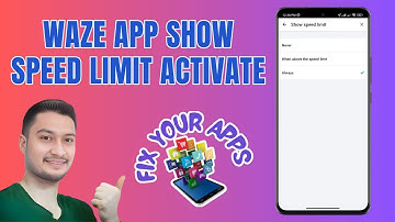 How to Activate the Show Speed Limit in the Waze App