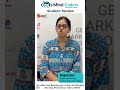 Mindcoders student review for Successfully completing a Digital Marketing course with an internship.