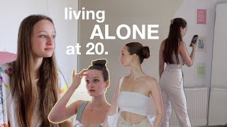 living alone but not really | VLOG