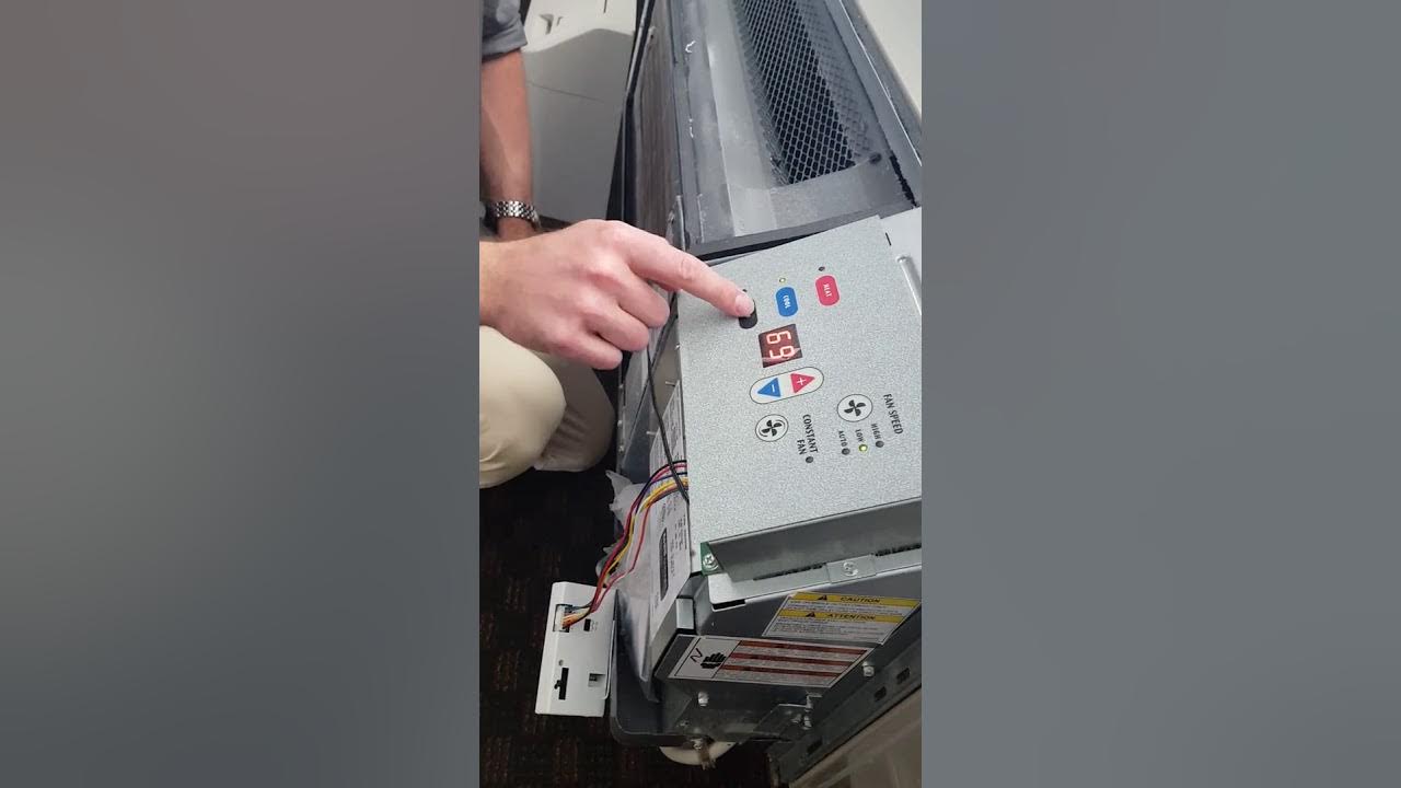 How to undo thermostat connection with Amana PTAC YouTube