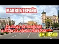 [4K] MADRID walking TOUR | De PASEO de RECOLETOS a PLAZA de ALONSO MARTÍNEZ