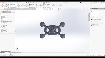 Hand Wheel and Nut of Feed Check Valve in SolidWorks
