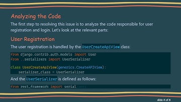 How to Fix Unable to Log User In Issue in Django Rest Framework
