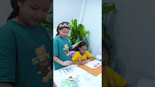 BigGreenTV - Good Sister Help her younger sister study #sadstory #shorts