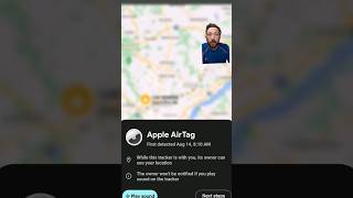 What happens when an Apple AirTag is detected in your android device? #techsupport #tech #apple