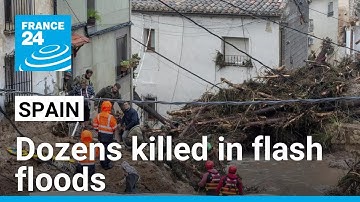 Dozens killed as heavy rains, flash floods slam Spain • FRANCE 24 English