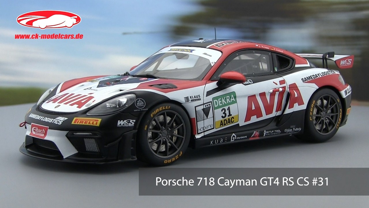 Ottomobile 1:18 Porsche 718 Cayman GT4 RS CS #31 ADAC GT4 Champion