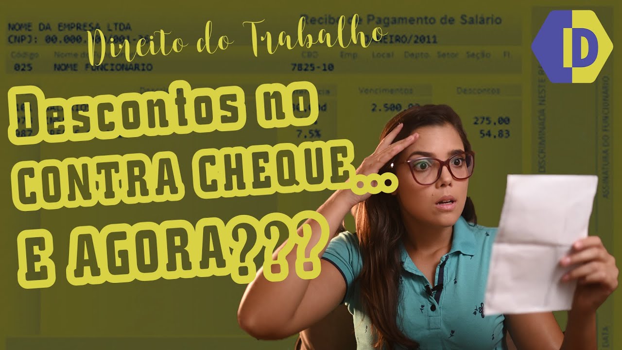 O que o empregador pode DESCONTAR no seu SALÁRIO? Entenda o seu contra ...