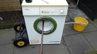 Miele Novotronic W729: Last wash (on Cottons 95)