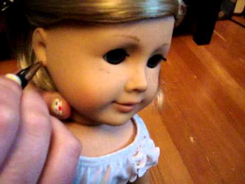 american girl doll ear piercing