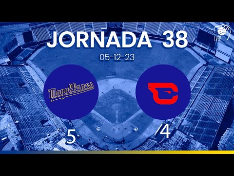 JORNADA 38 RESUMEN   - Navegantes del Magallanes 5 - Cardenales de Lara 4   23-24 (5-12-23)