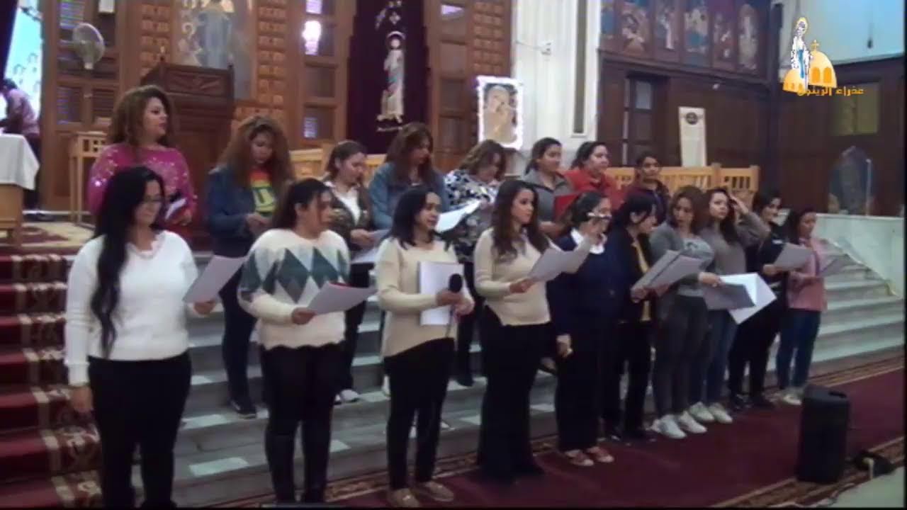 اجتماع المتزوجين حديثا  الجزء الاول من كنيسة العذراء مريم بالزيتون 2-12-2022