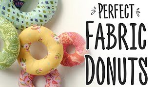 Perfect Fabric Donuts: Baby Stacking Rings