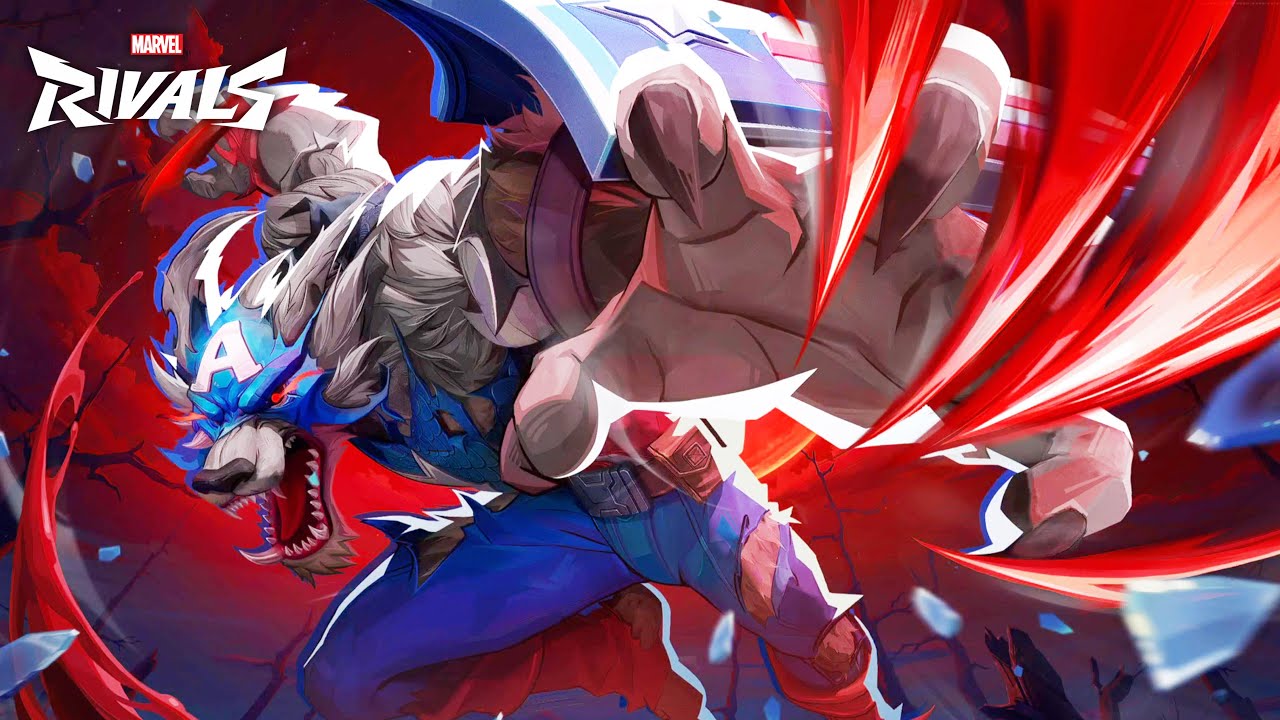 Marvel Rivals - Геймплей за персонажа в скине Capwolf