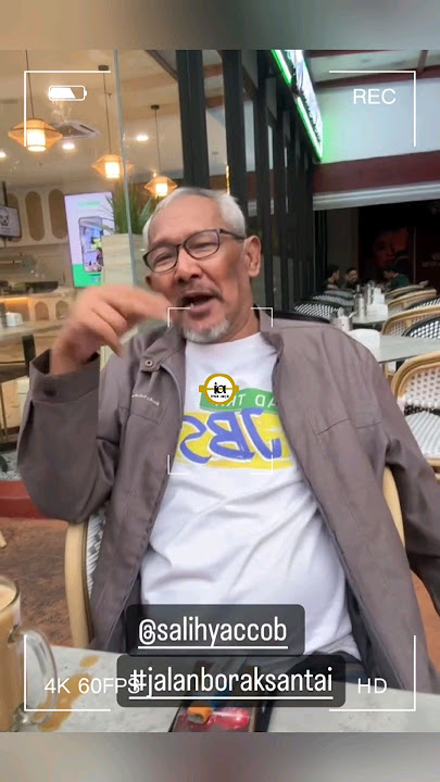 BELL NGASRI DUDUK MELEPAK BERSAMA SALIH YAACOB