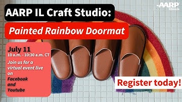 Craft Studio: How to Make a Painted Doormat