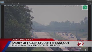 Family of Haitian student who walked into I-70 speaks out
