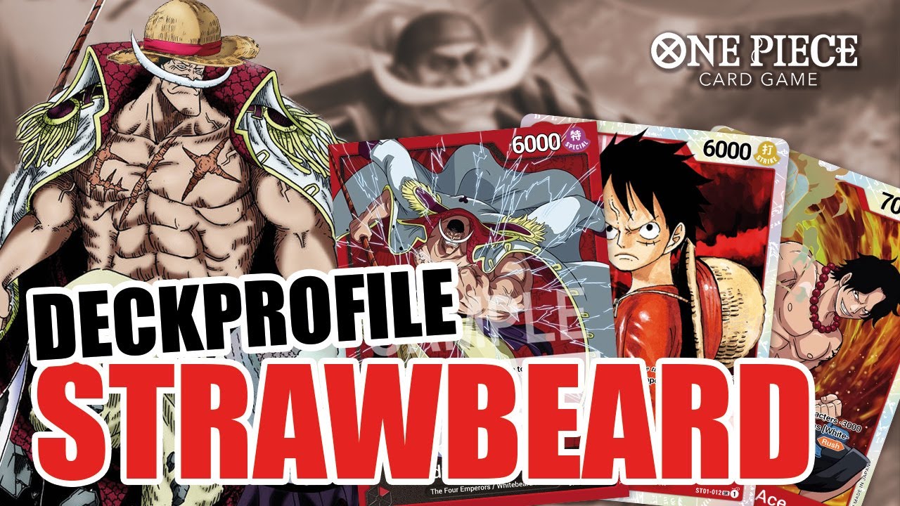 WHITEBEARD Deck Profile "Strawbeard" One Piece TCG OP04 YouTube